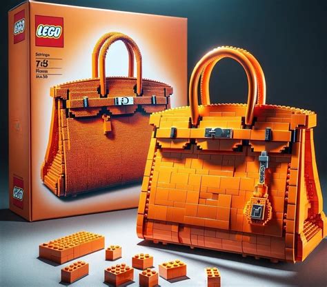 lego borse hermes|Hermés Birkin Bag Made From LEGOs .